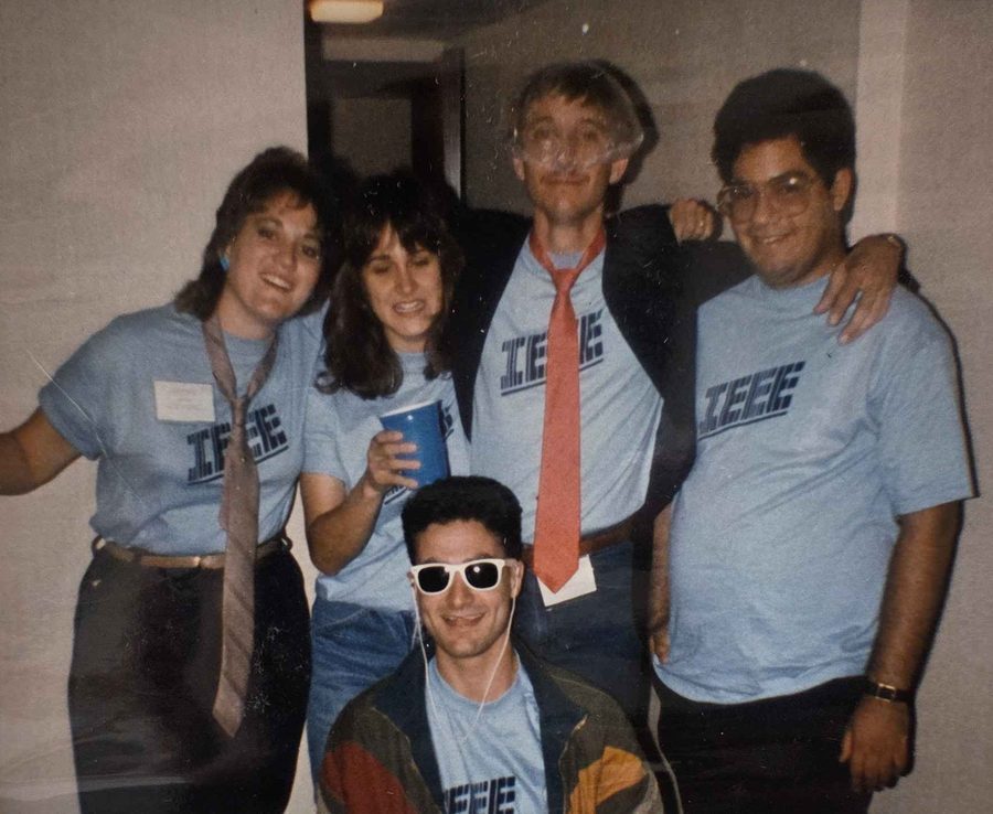 IEEE at USF members at SoutheastCon in 1986