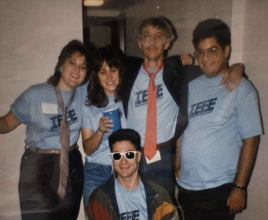 IEEE at USF members at SoutheastCon in 1986