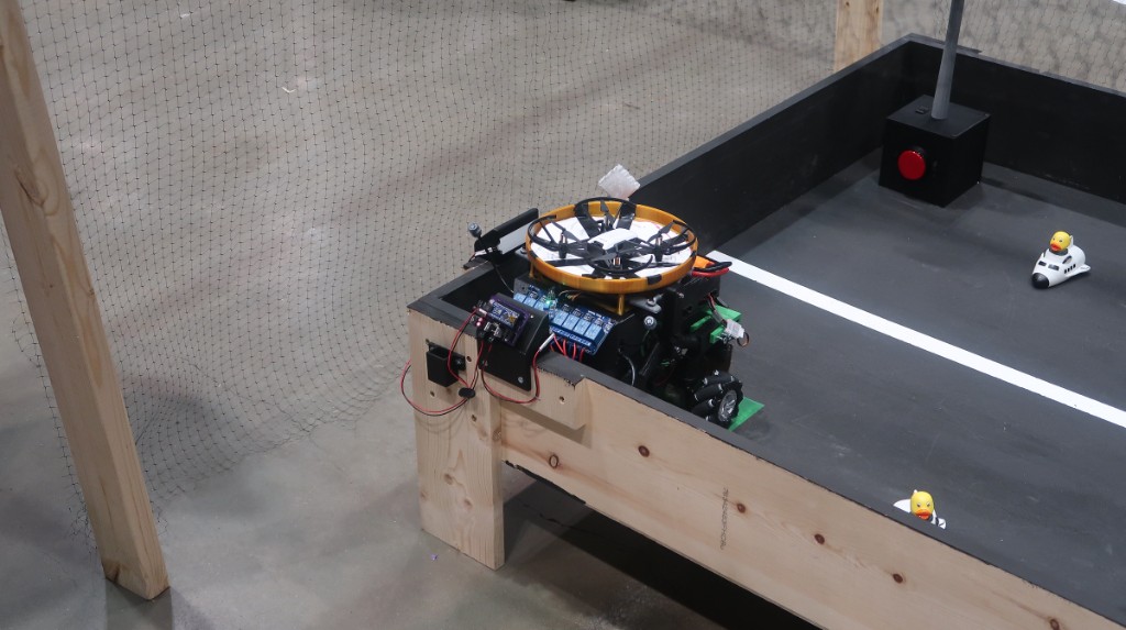 IEEE at USF autonomous robot navigating the SoutheastCon competition field